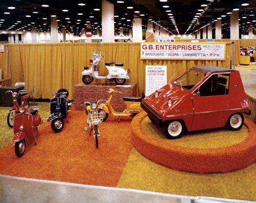 1974 Chicago Auto Show Vespa Lambretta